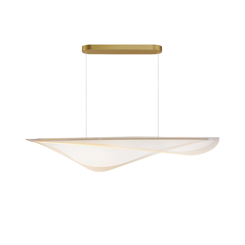 Manta 47" LED Linear Pendant in Gold