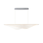 Manta 59" LED Linear Pendant in Polished Chrome