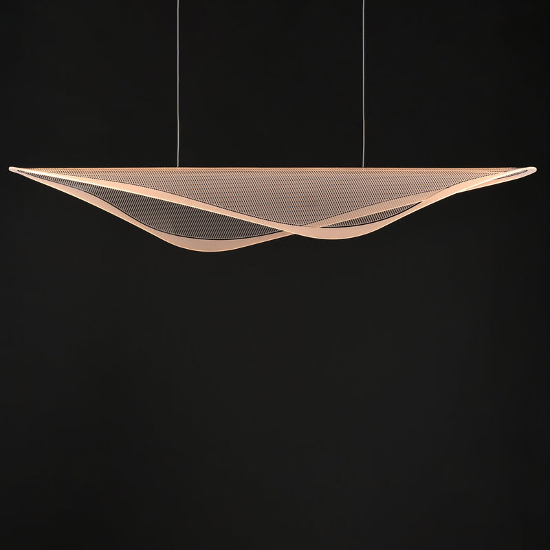 Manta 59" LED Linear Pendant in Polished Chrome
