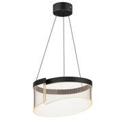 Sonata 14" LED Pendant in Black
