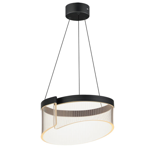 Sonata 14" LED Pendant in Black