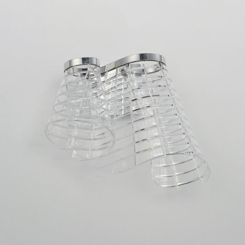 Tartan LED Wall Sconce in Polished Chrome