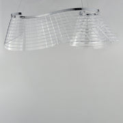 Tartan 1-Light Linear LED Pendant in Polished Chrome