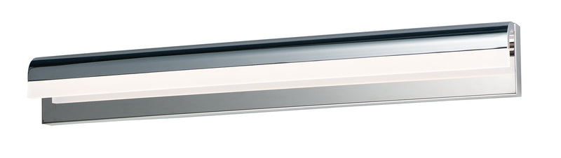 Waterfall 36" LED Bath Vanity in Polished Chrome