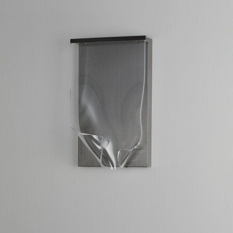 Rinkle LED Wall Sconce in Brushed Gunmetal
