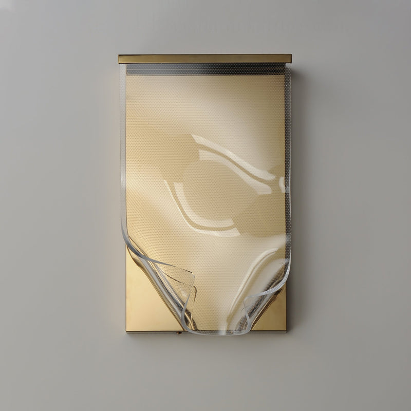 Rinkle LED Wall Sconce in French Gold