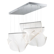 Rinkle 3-Light Linear LED Pendant in Polished Chrome