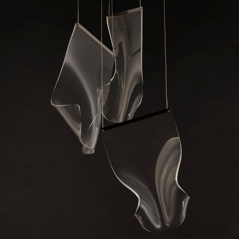 Rinkle 3-Light LED Multi Pendant in Polished Chrome