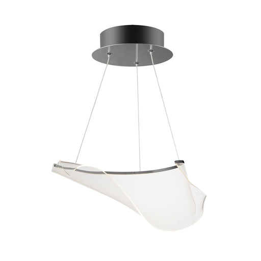 Rinkle Modular 1-Light LED Pendant in Brushed Gunmetal