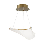 Rinkle Modular 1-Light LED Pendant in French Gold