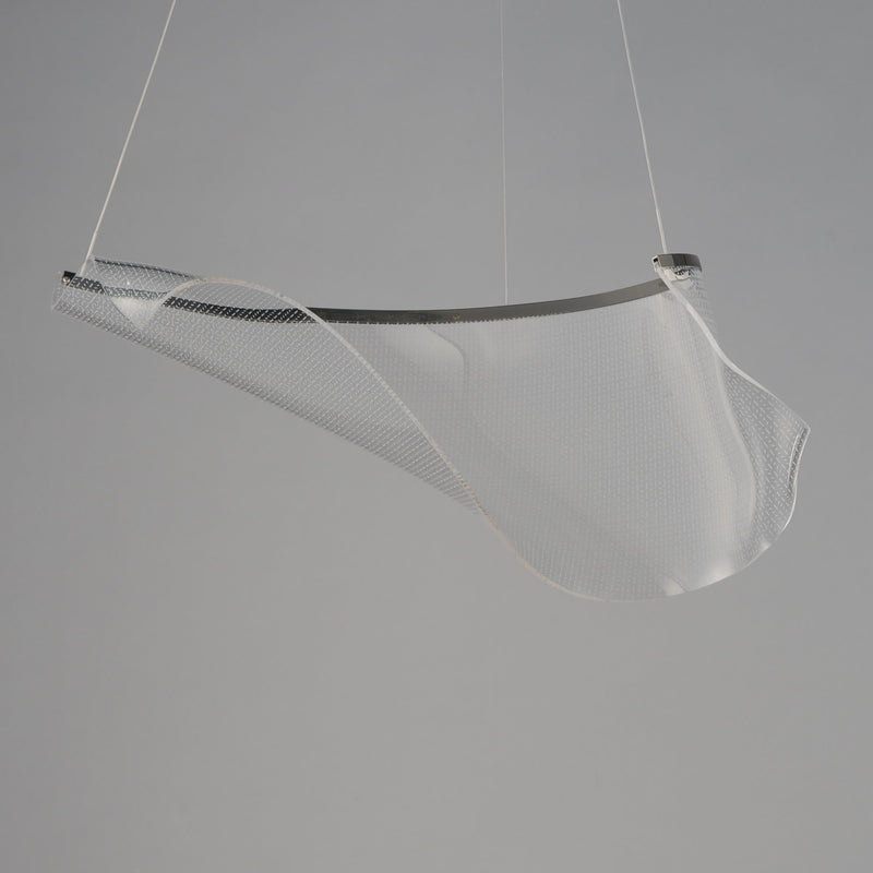 Rinkle Modular 1-Light LED Pendant in Brushed Gunmetal