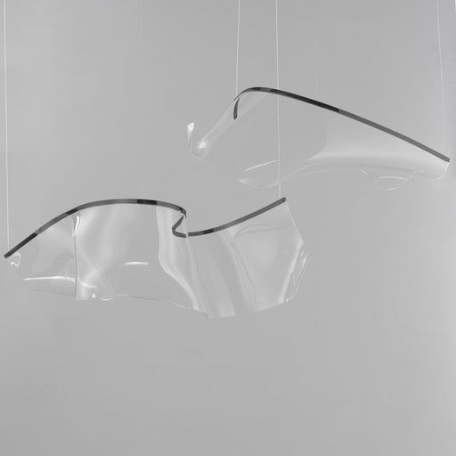 Rinkle Modular 2-Light LED Pendant in Brushed Gunmetal