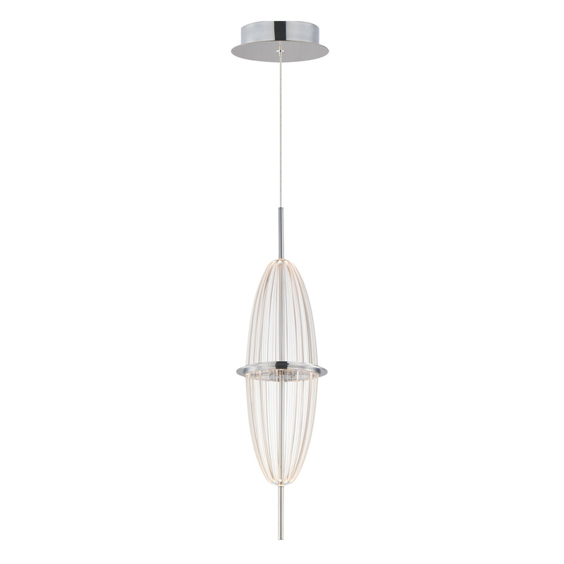 Quasar LED Mini Pendant in Polished Chrome