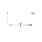 Quasar 35.5" LED Pendant in Polished Chrome