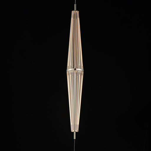 Quasar 35.5" LED Pendant in Polished Chrome