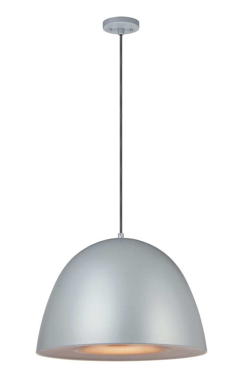 Fungo 24" LED Pendant in Dark Gray / Coffee