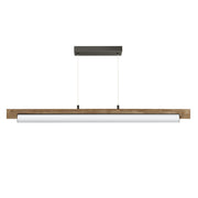 Joist 45" LED Horizontal Pendant in Driftwood / Charcoal