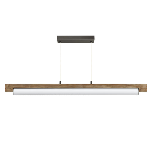 Joist 45" LED Horizontal Pendant in Driftwood / Charcoal