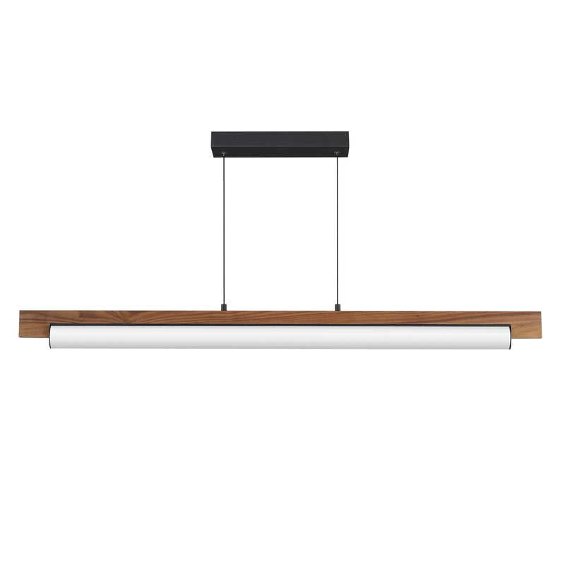 Joist 45" LED Horizontal Pendant in Walnut / Black