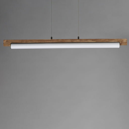 Joist 45" LED Horizontal Pendant in Driftwood / Charcoal