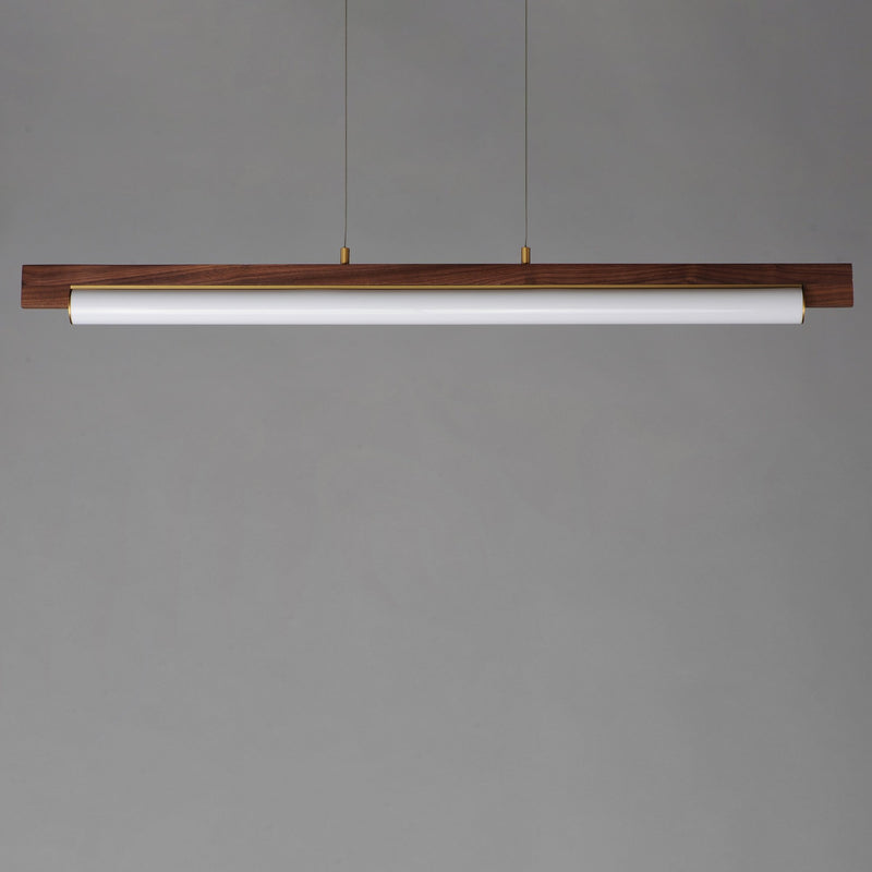 Joist 45" LED Horizontal Pendant in Antique Brass
