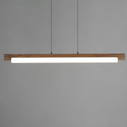 Joist 45" LED Horizontal Pendant in Walnut / Black