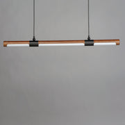Rollo 40" Linear LED Pendant in Antique Pecan / Black