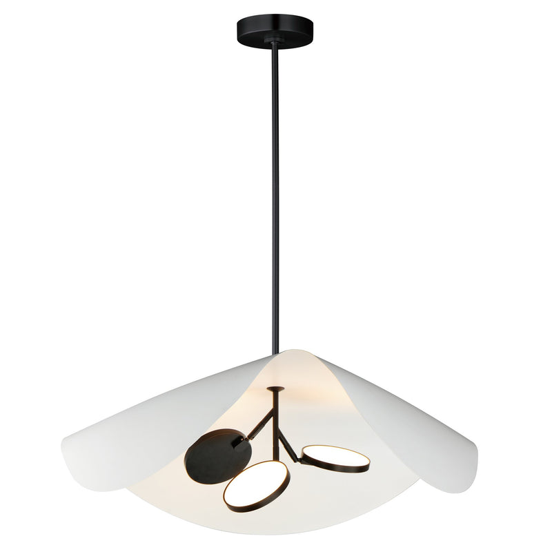 Carmen 32" LED Pendant in Black