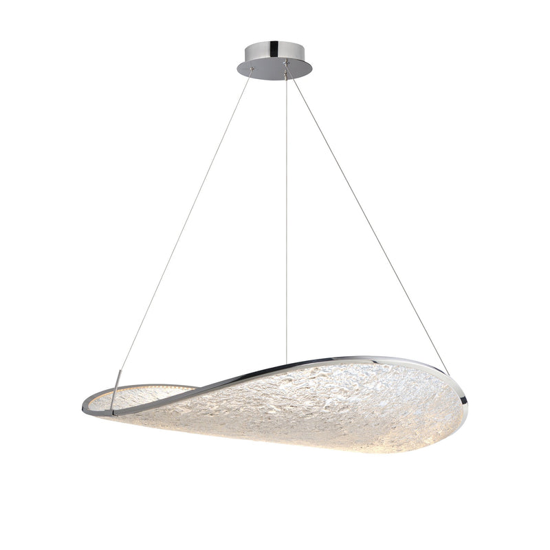 Moonscapes 23" Wide LED Pendant in Polished Chrome