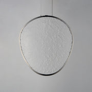 Moonscapes 17.75" Tall LED Pendant in Polished Chrome