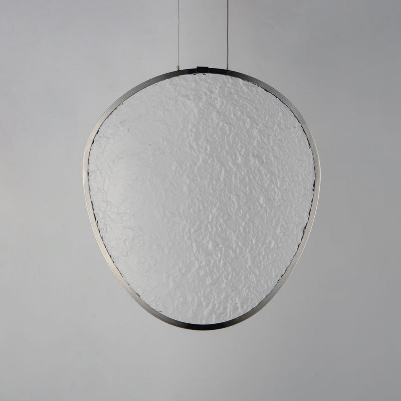 Moonscapes 17.75" Tall LED Pendant in Polished Chrome