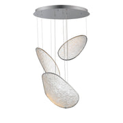 Moonscapes 3-Light LED Pendant in Polished Chrome