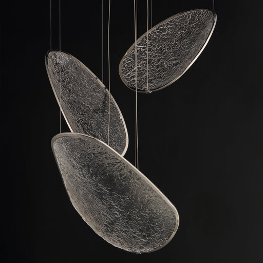 Moonscapes 3-Light LED Pendant in Polished Chrome
