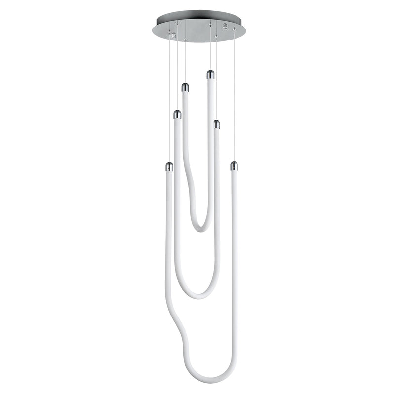 Soleil 3-Light LED Pendant in Polished Chrome