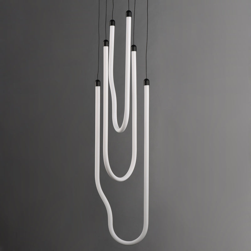 Soleil 3-Light LED Pendant in Black