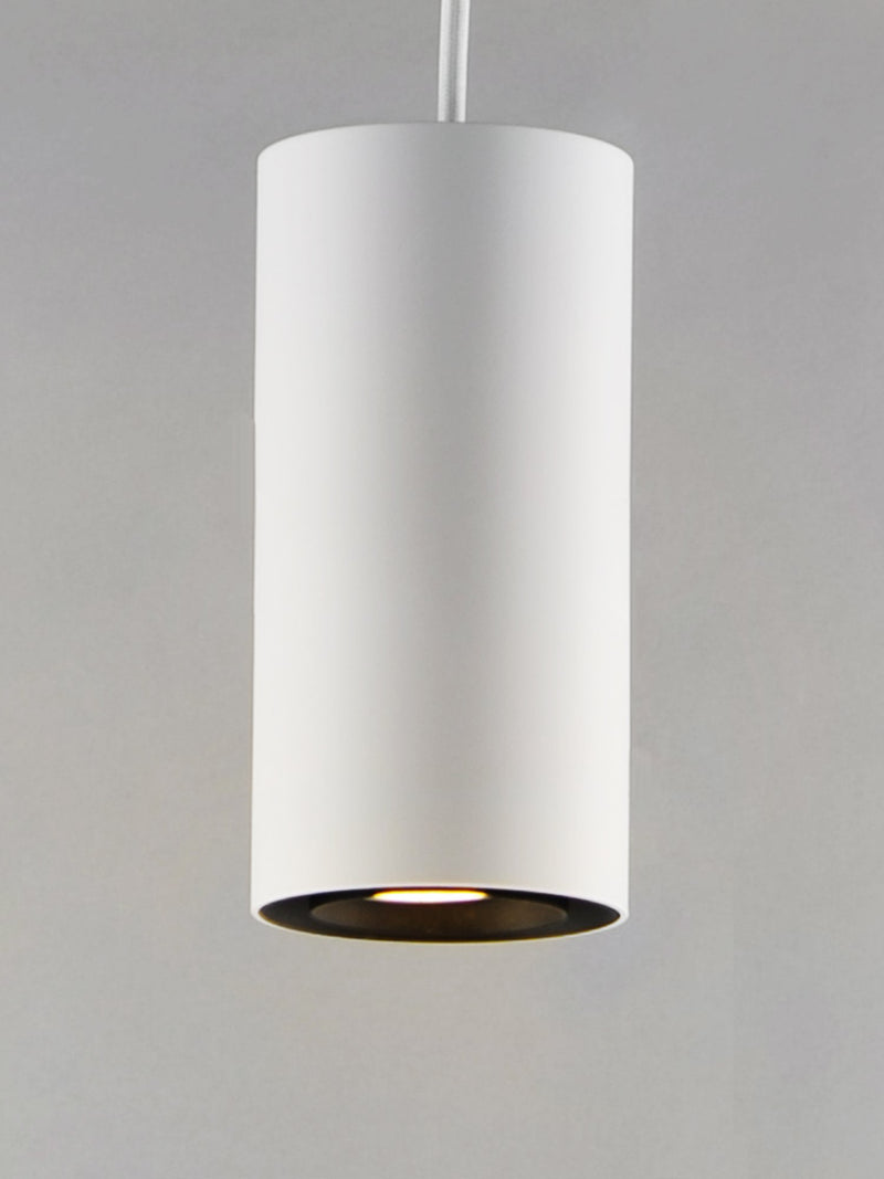 Dwell 6.25" Tall LED Pendant in White
