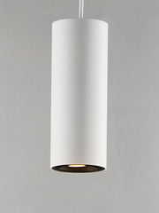 Dwell 11.75" Tall LED Pendant in White