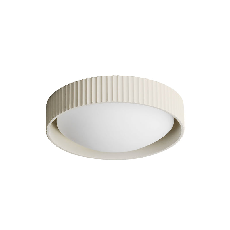 Souffle 14" LED Flush Mount in Chaulk White