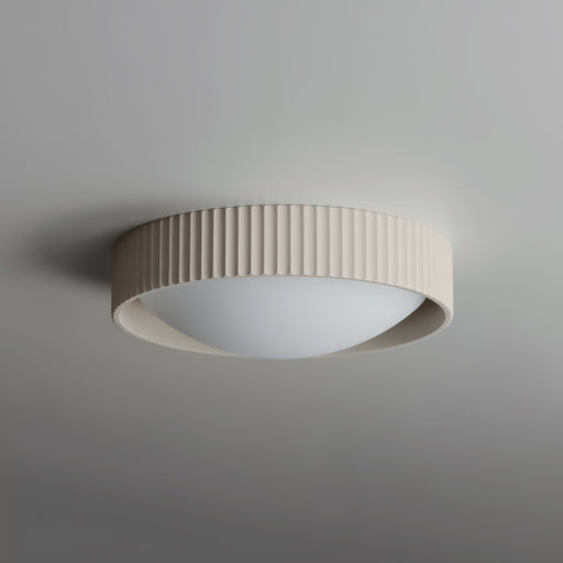 Souffle 14" LED Flush Mount in Chaulk White