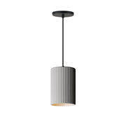 Souffle 8.5" 1-Light Pendant in Gray