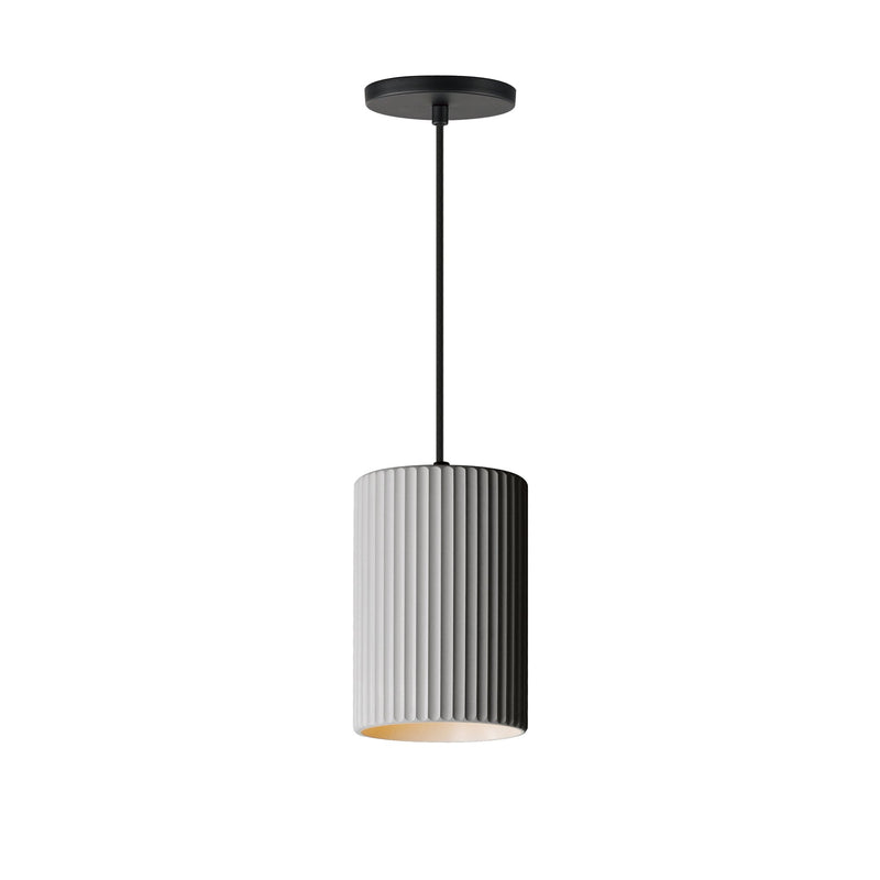 Souffle 8.5" 1-Light Pendant in Gray