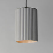 Souffle 8.5" 1-Light Pendant in Gray