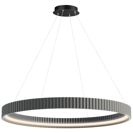 Souffle 41" LED Ring Pendant in Gray