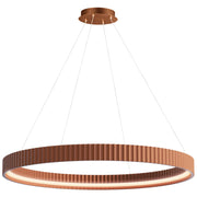 Souffle 41" LED Ring Pendant in Terra Cotta