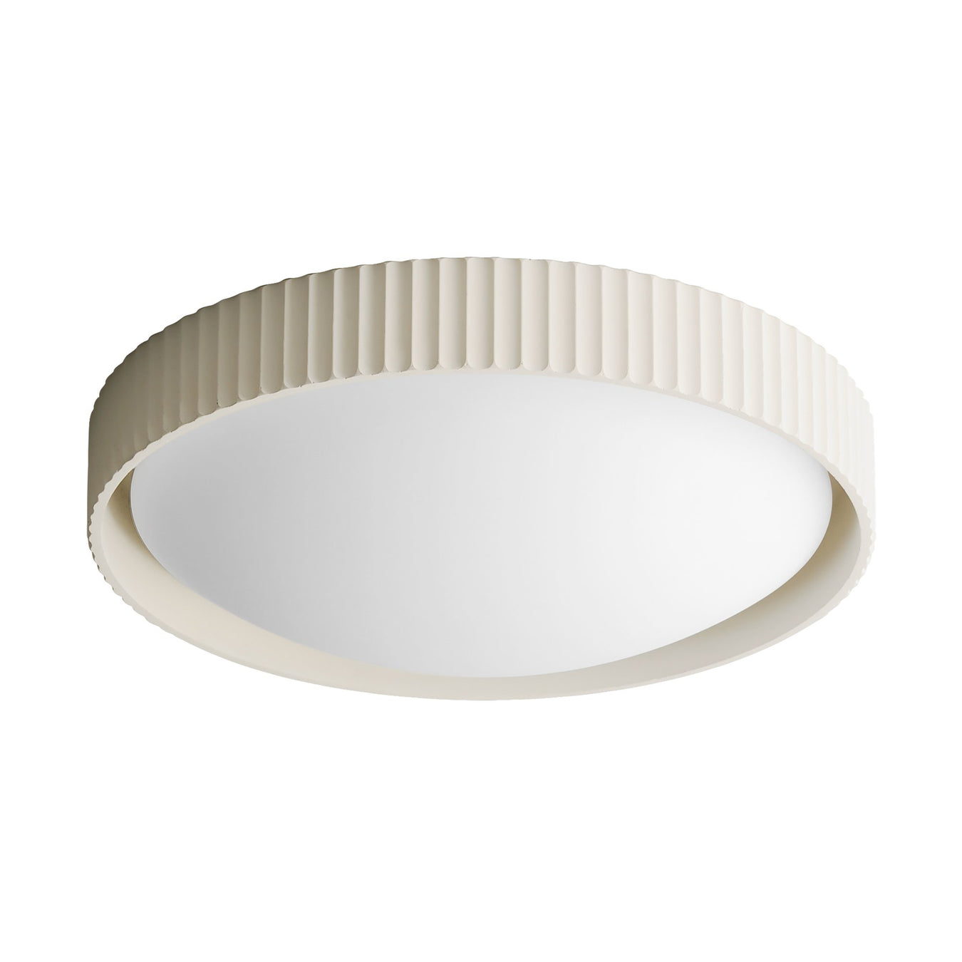 Souffle 18" LED Flush Mount in Chaulk White