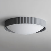 Souffle 18" LED Flush Mount in Gray