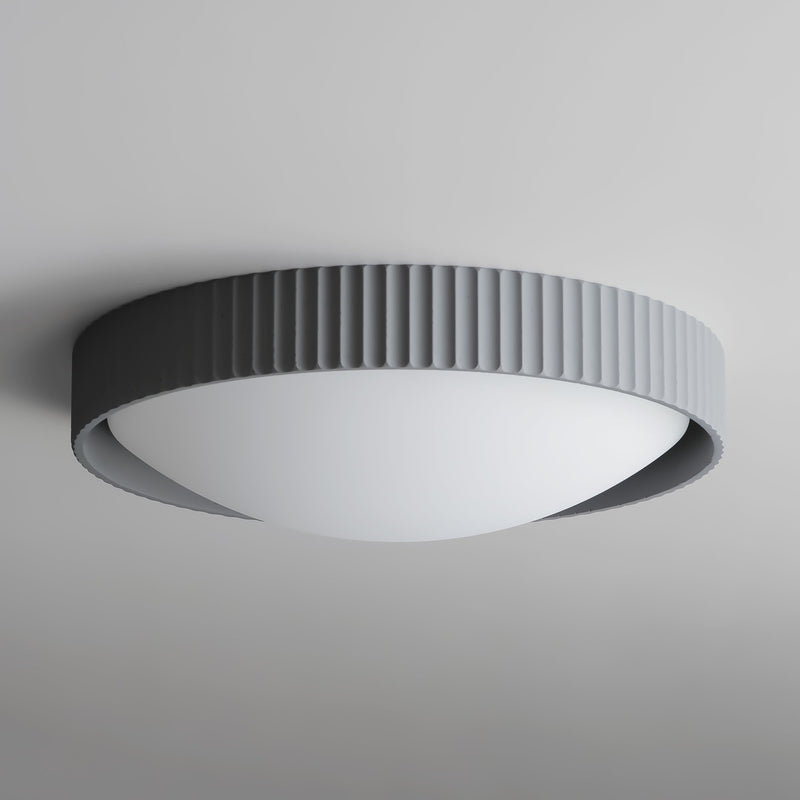 Souffle 18" LED Flush Mount in Gray