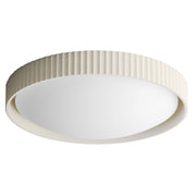 Souffle 22" LED Flush Mount in Chaulk White