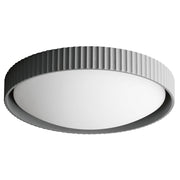 Souffle 22" LED Flush Mount in Gray