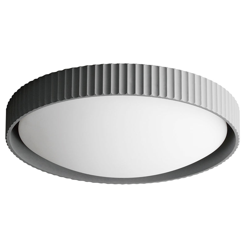 Souffle 22" LED Flush Mount in Gray